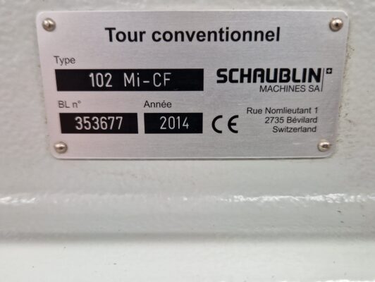 Schaublin 102Mi-Cf